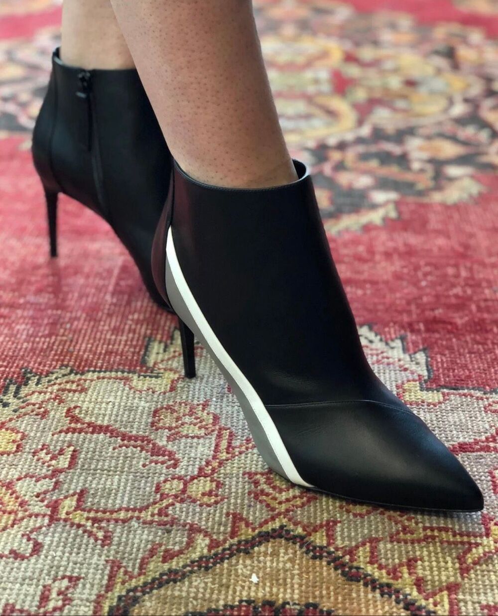 Pierre Hardy Leather Heeled Bootie. Size 40 $895 Retail.